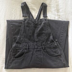 We the Free Ziggy Denim Overalls Small Mineral Black